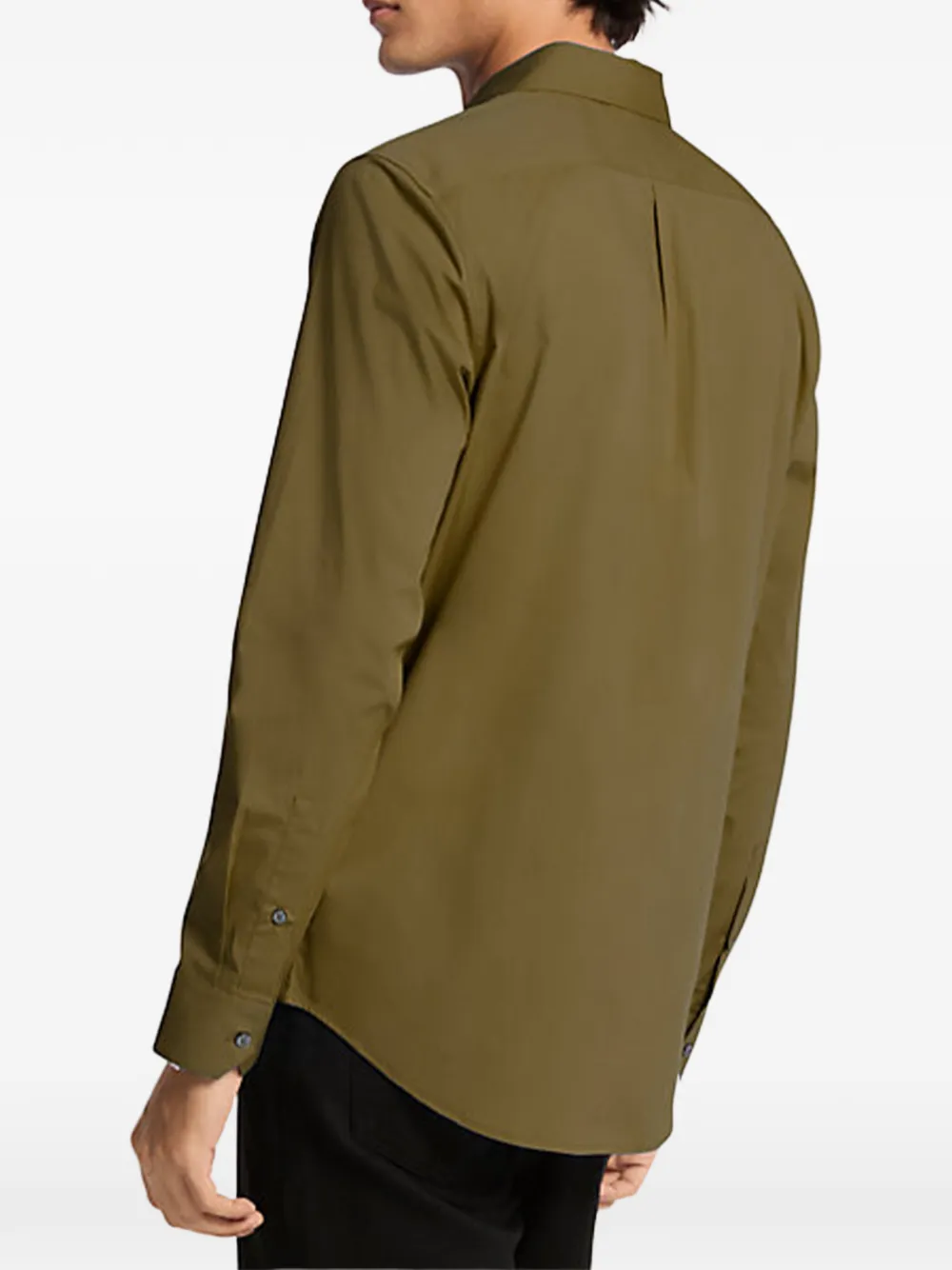 Michael Kors Overhemd met geborduurd logo Groen