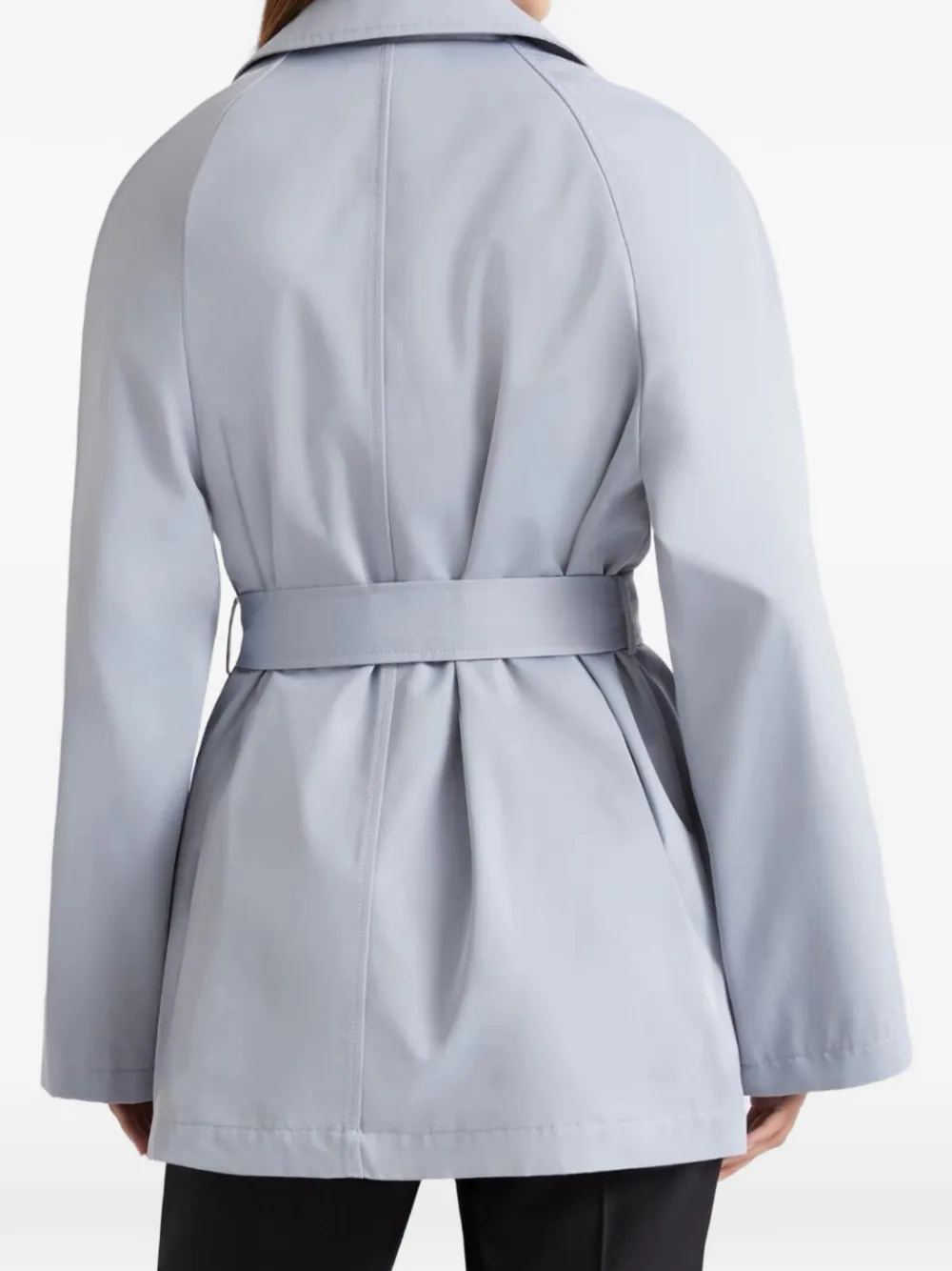  Marella Belted Double-breasted Jacket - Blue 