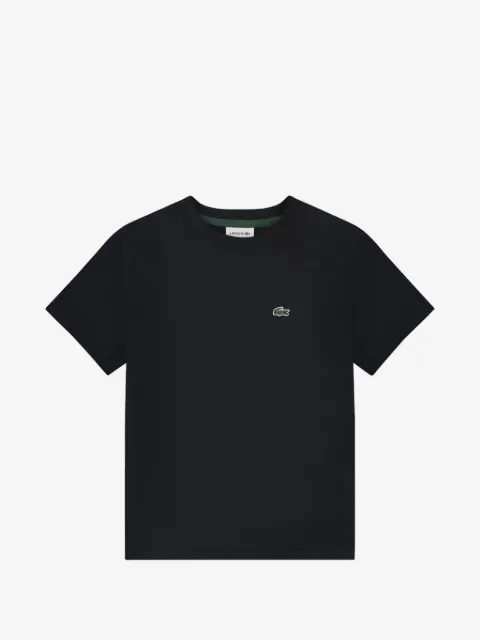 Lacoste Kids playera de algodón con detalle del logo