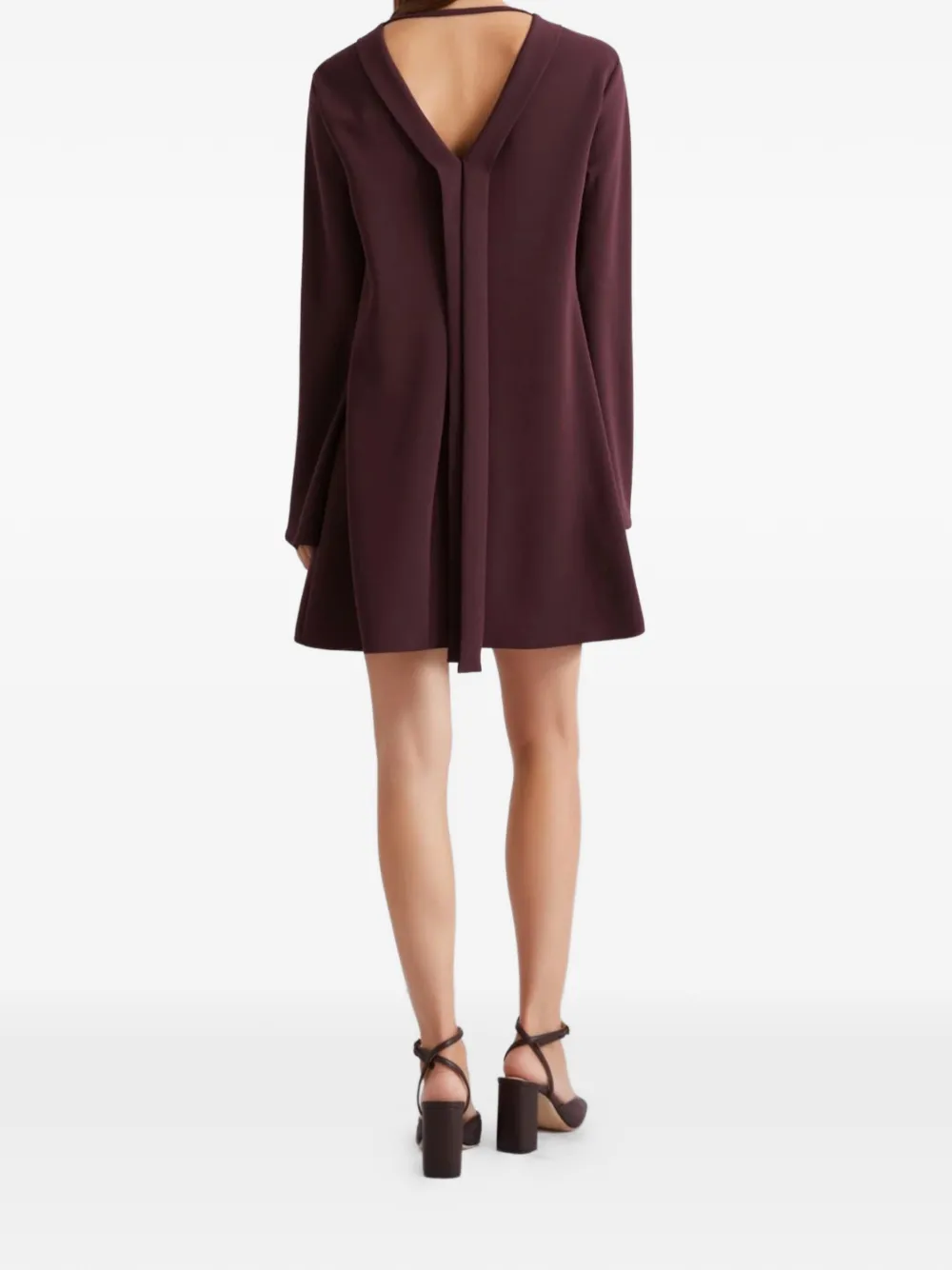  Marella Avocado Long-sleeve Dress - Red 