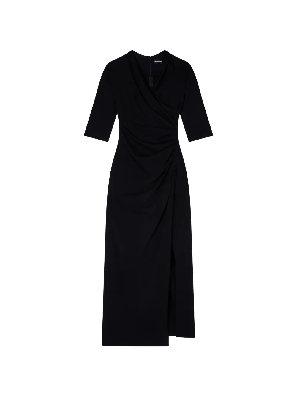 Giorgio Armani V-neck dress - Nero