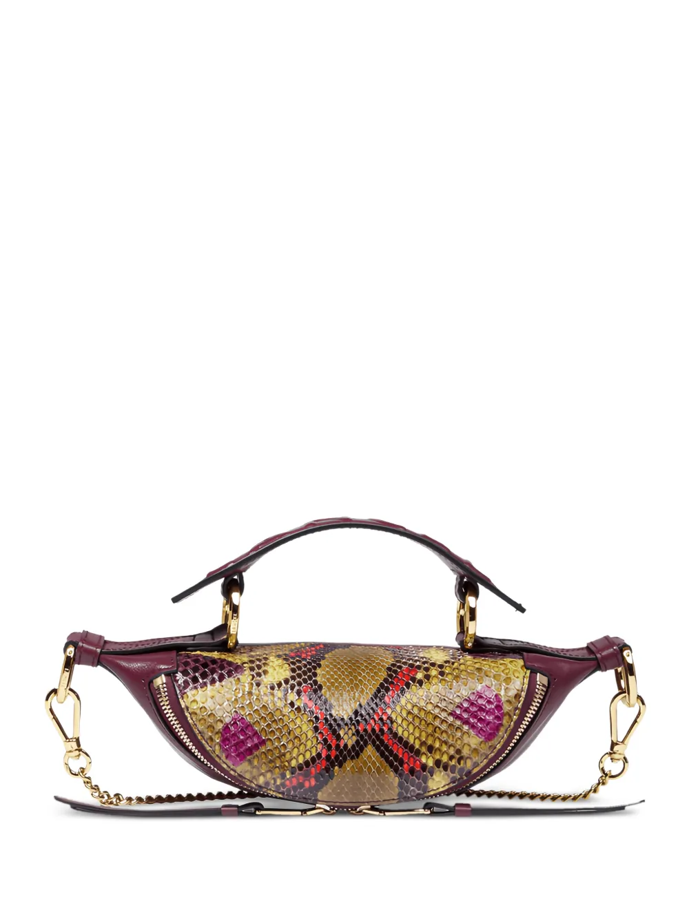 Lancel mini Origami zip tote bag - Viola