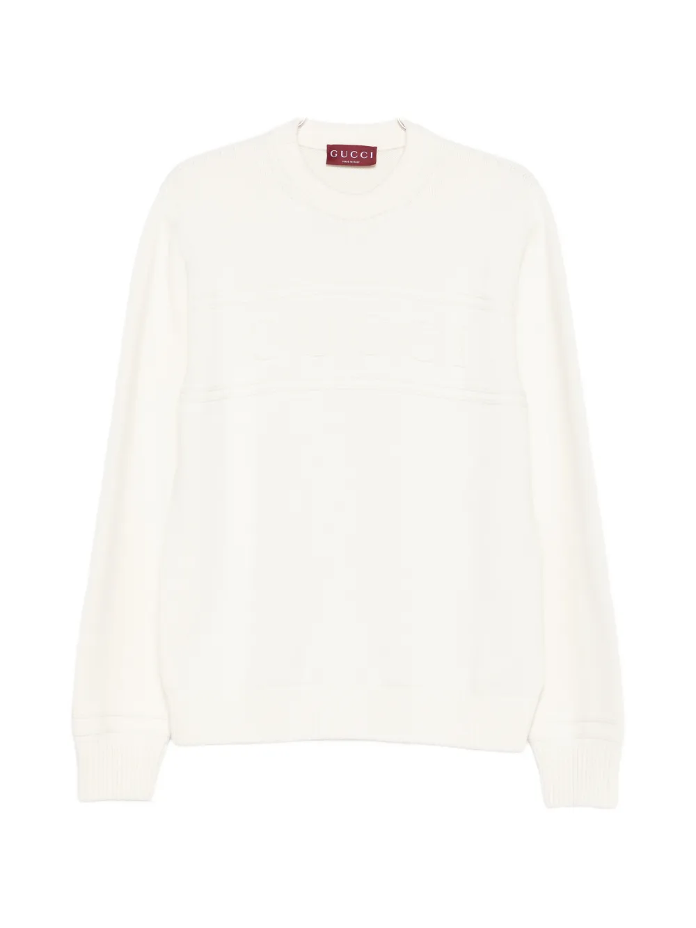 Gucci logo-detail sweater - White
