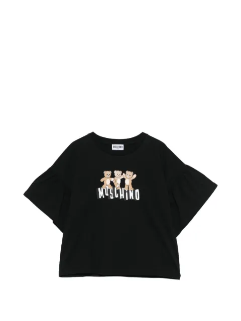 Moschino Kids playera con motivo Teddy
