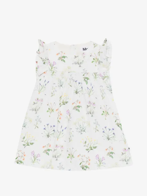 Molo Cacao ruffled floral dress
