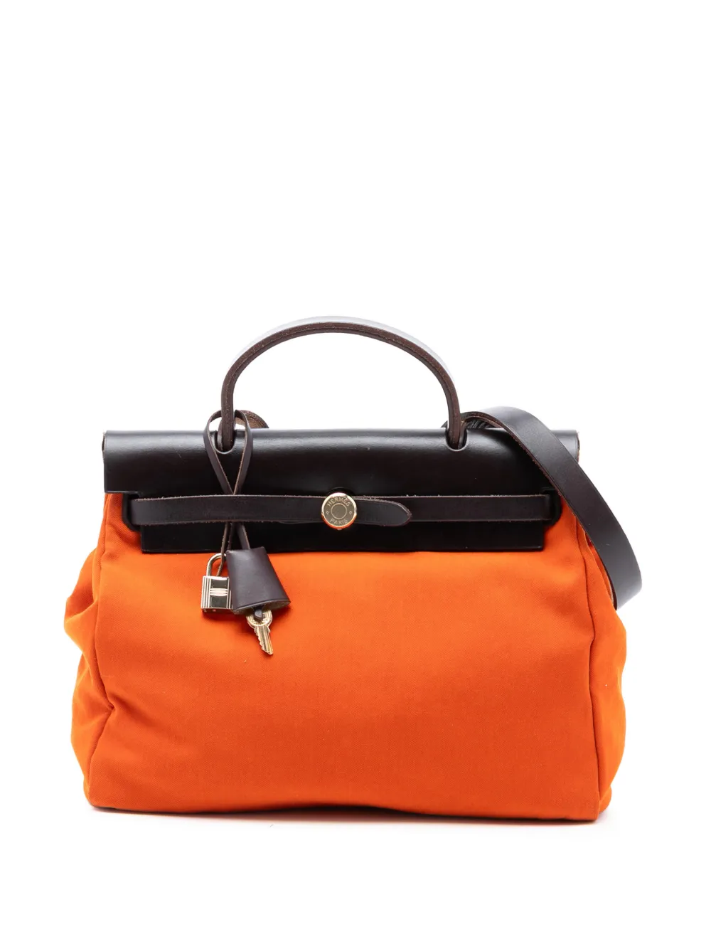 Hermès Pre-Owned 2003 Toile Herbag Zip 31 satchel - Marrone