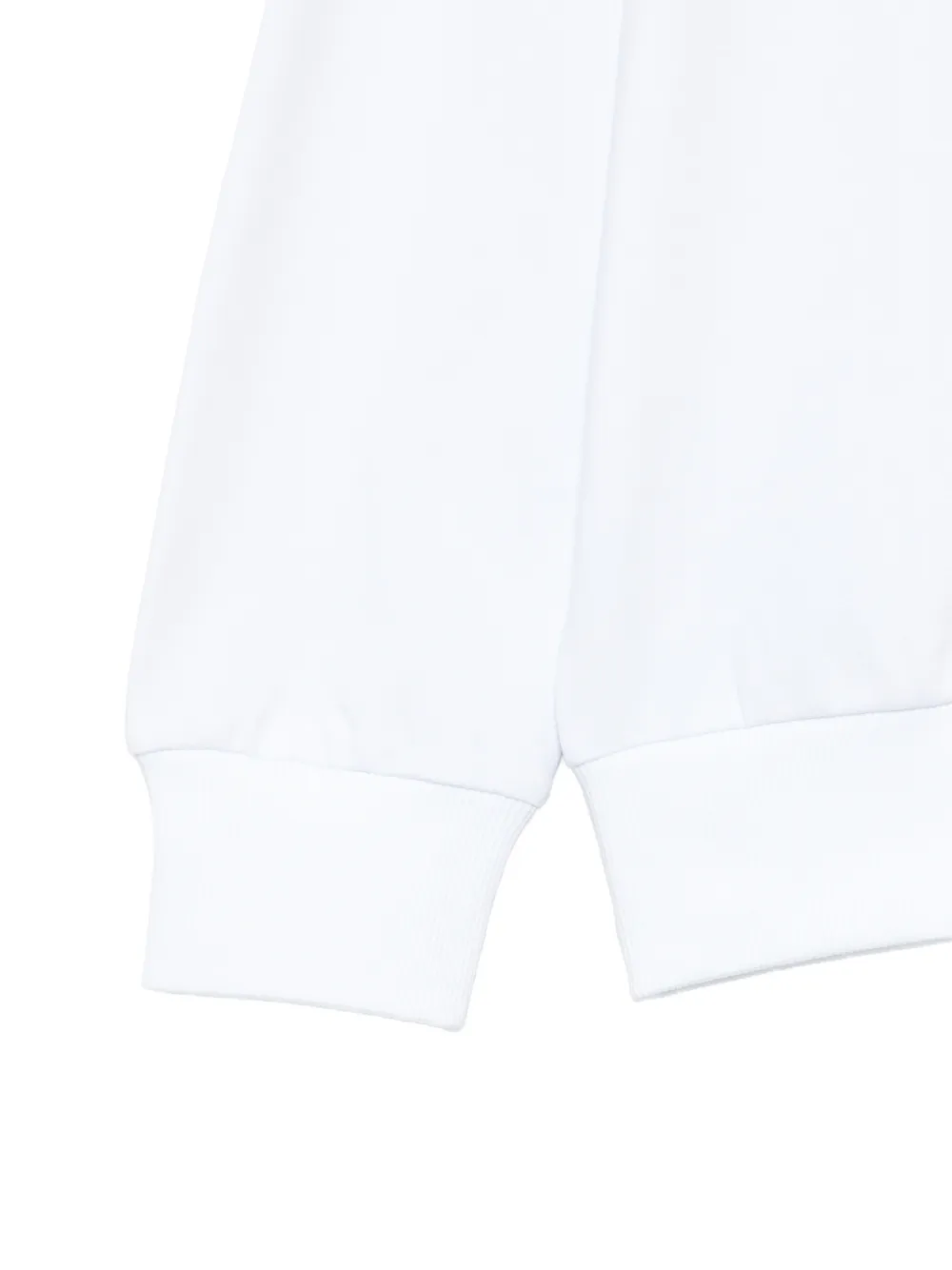 Moschino Kids Sweater met logoprint Wit