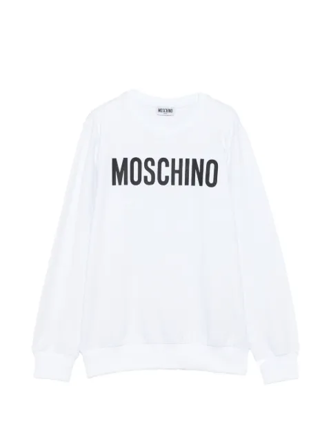 Moschino Kids logo-print crew-neck sweatshirt