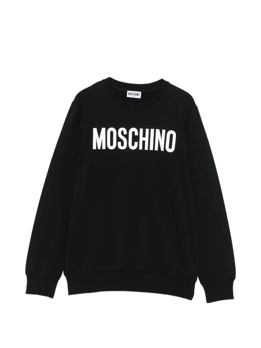 Moschino Kids logo-print sweatshirt - Nero