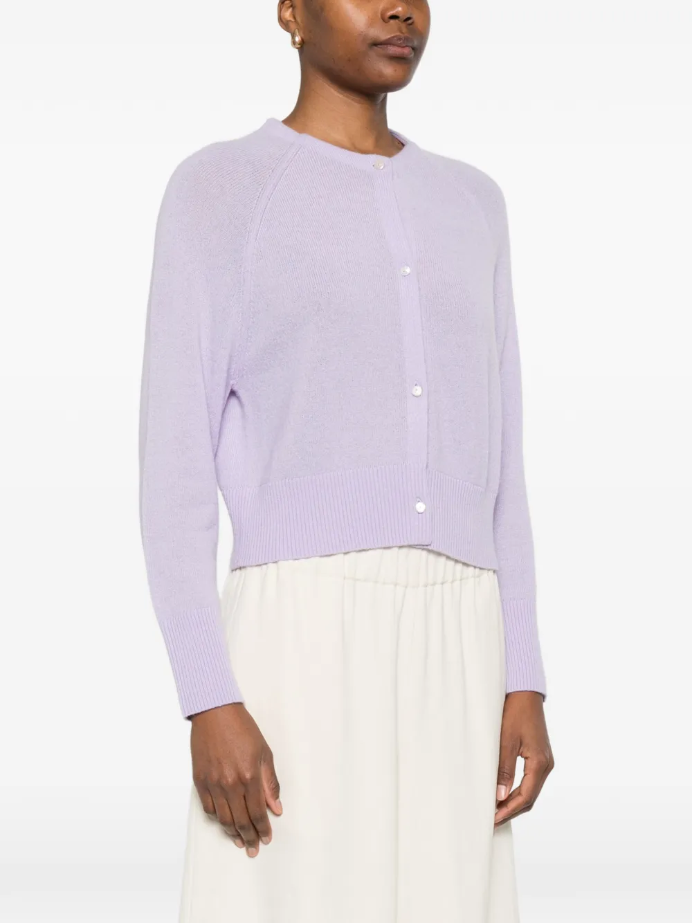  Forte Forte Buttoned Cardigan - Purple 