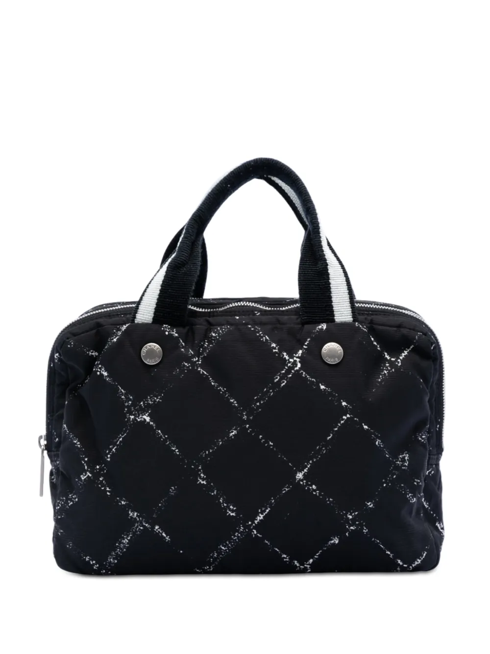 CHANEL Pre-Owned 2000-2002 Old Travel Line Nylon handbag - Nero