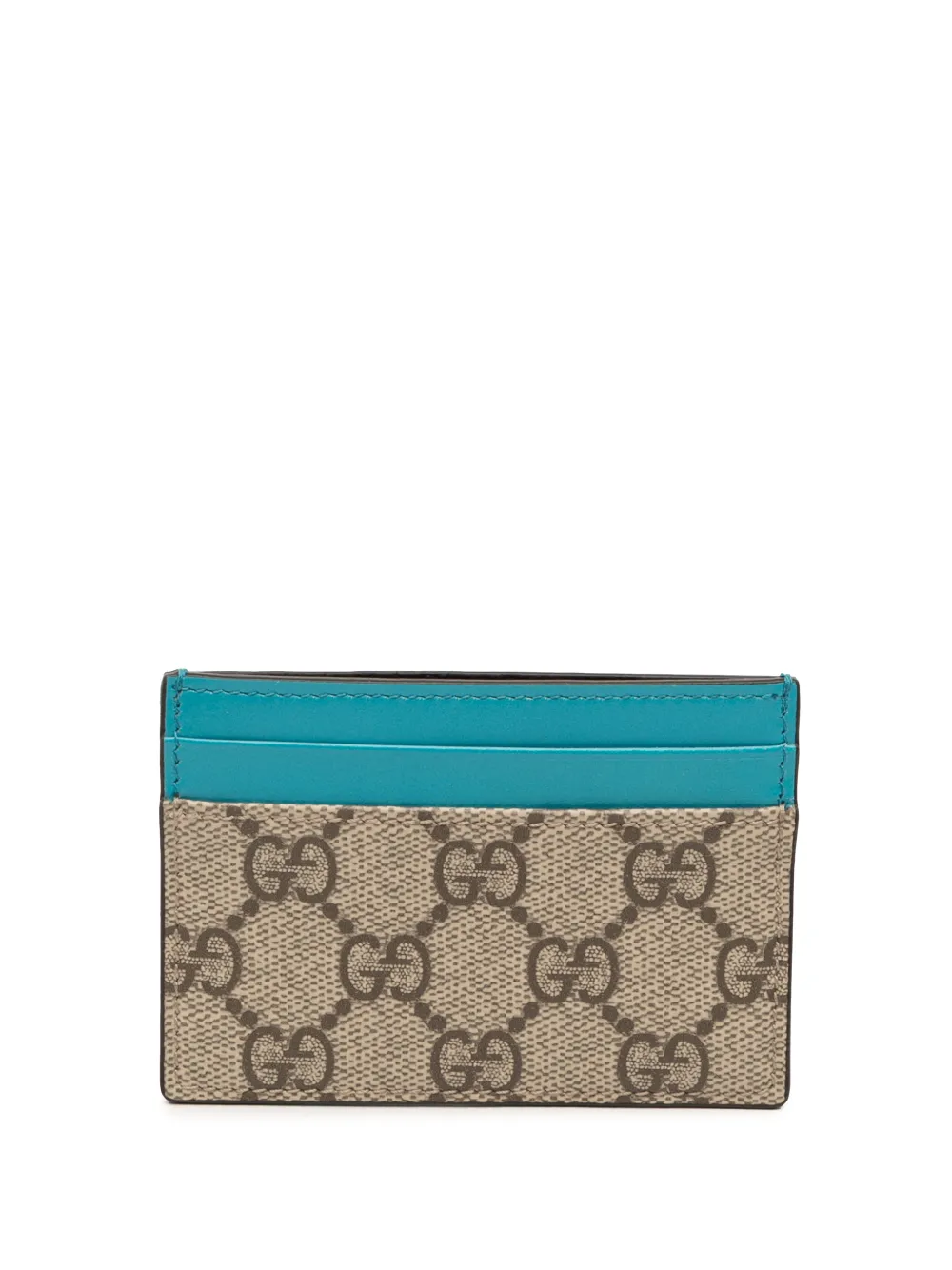 Gucci Pre-Owned 2000-2015 GG Supreme card holder - Blu