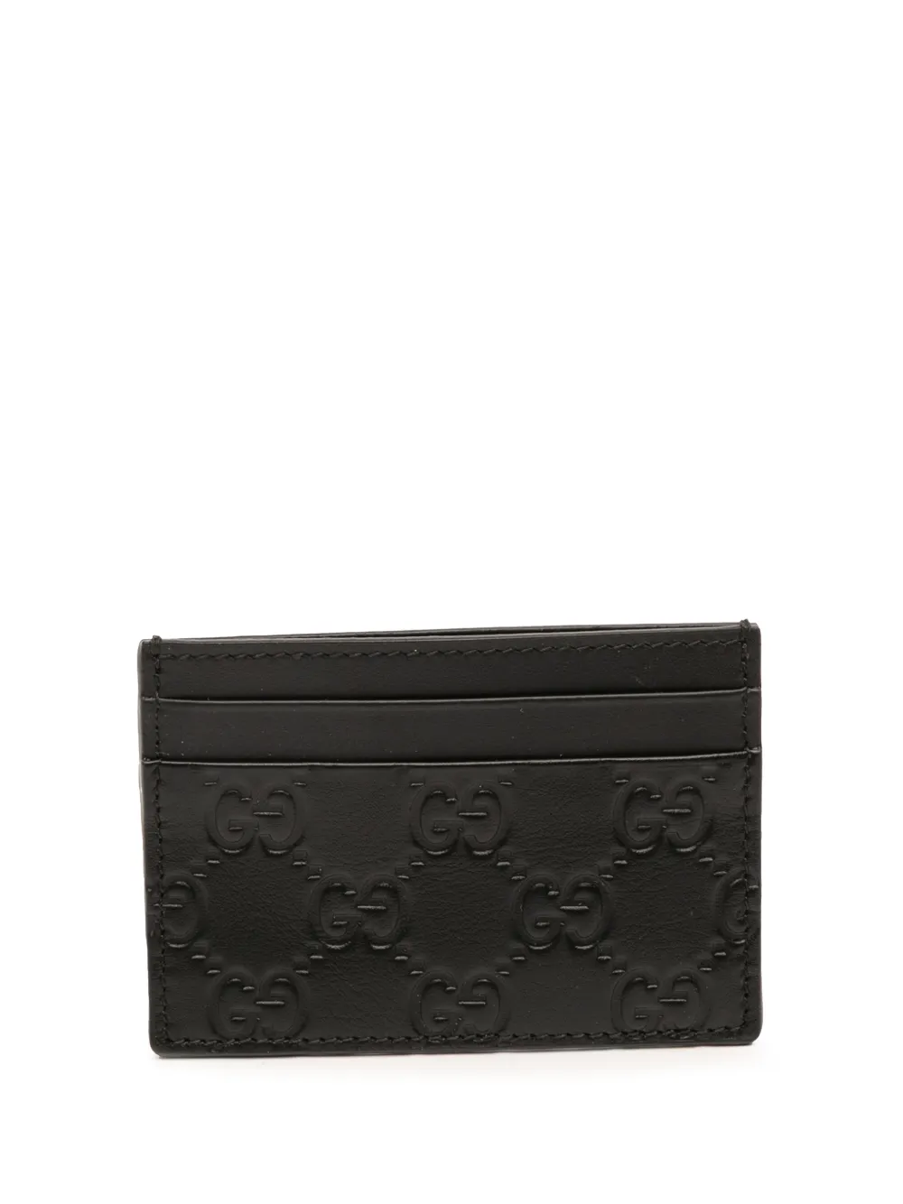Gucci Pre-Owned Portacarte Guccissima 2000-2015 - Nero