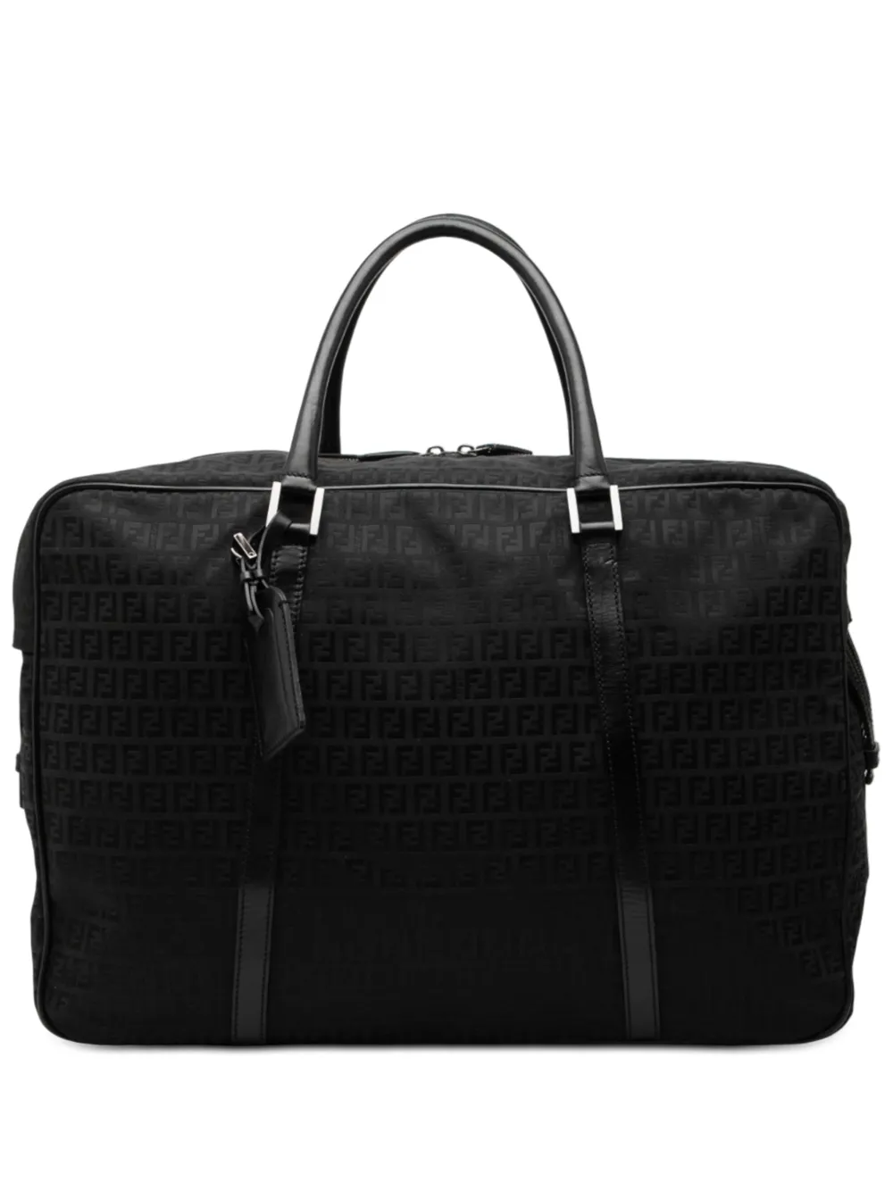 Fendi Pre-Owned 2000-2010 Zucchino Canvas travel bag - Nero