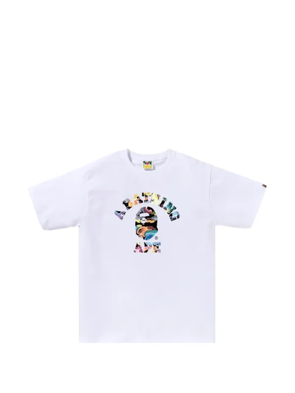 A BATHING APE® Camo College Tシャツ | ホワイト | FARFETCH JP