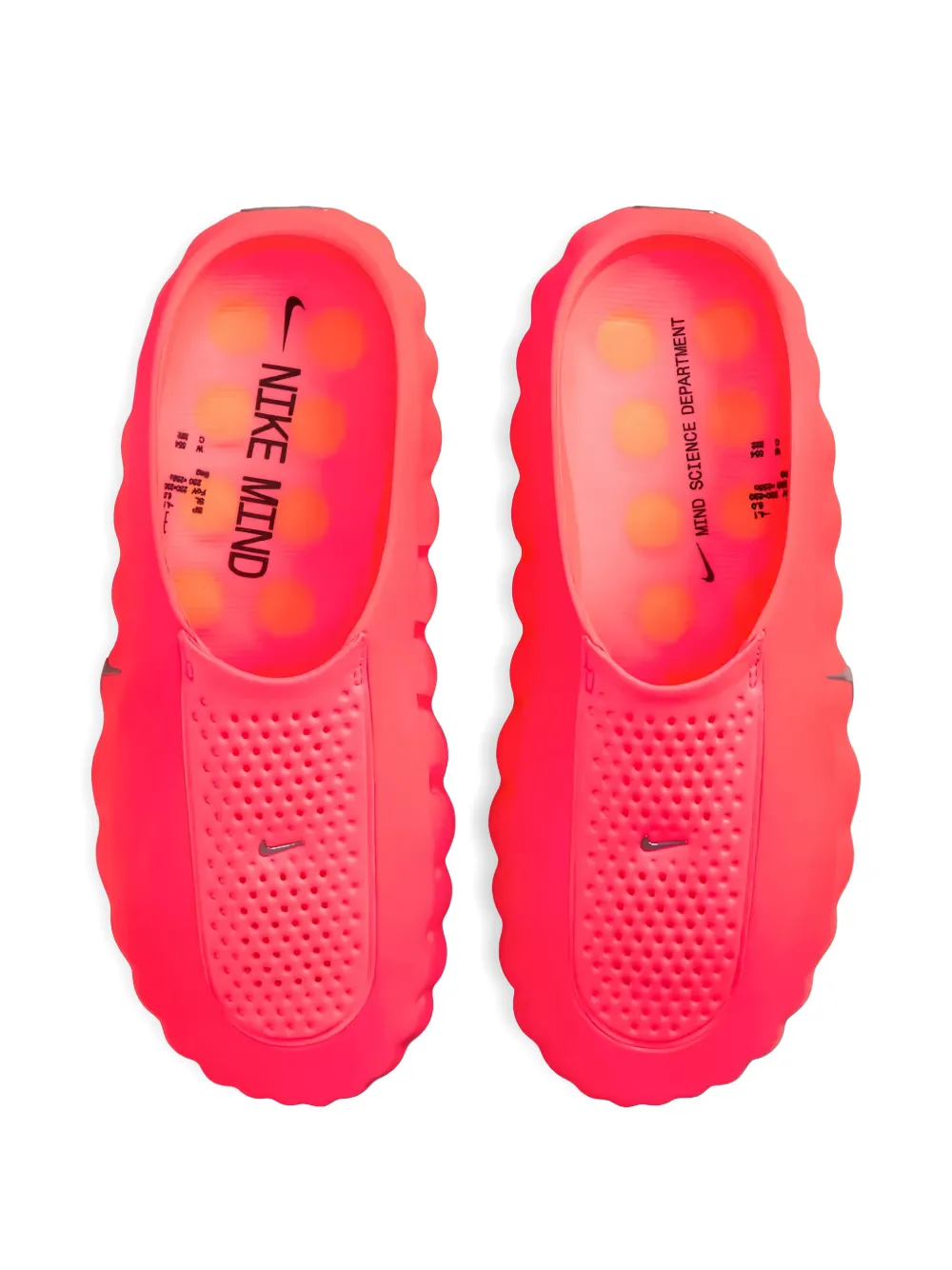 Nike Mind 001 slip-on slippers Rood