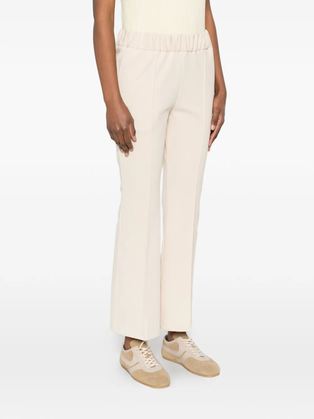 Moncler Broek met logopatroon Beige