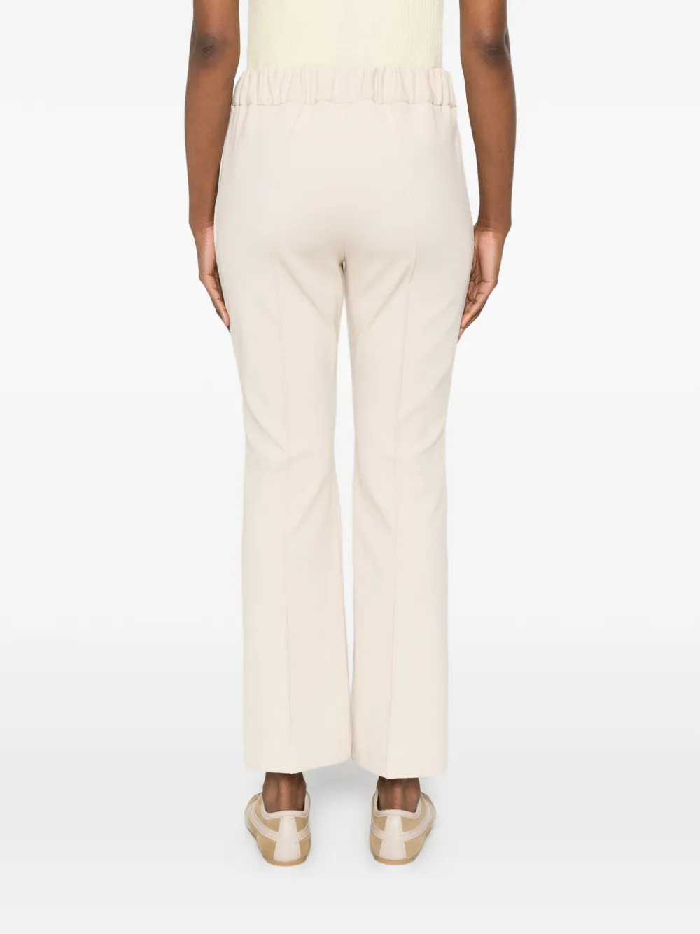 Moncler Broek met logopatroon Beige