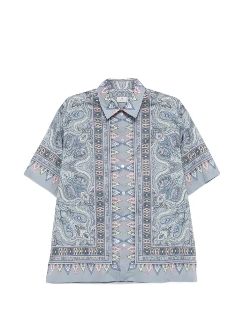 ETRO camisa con estampado de cachemira
