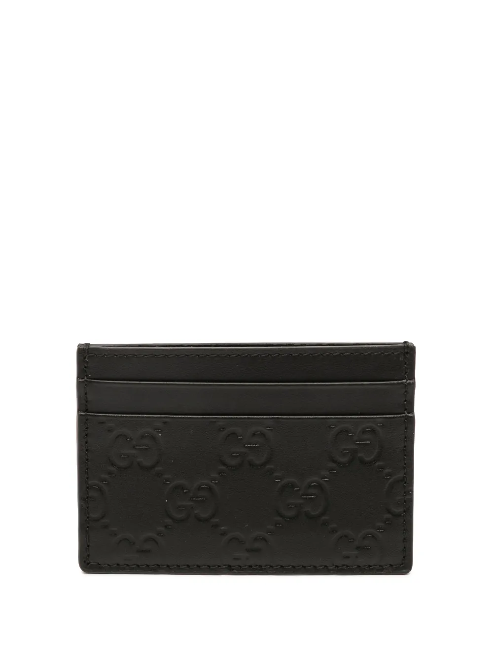 Gucci Pre-Owned 2016-2025 Guccissima card holder - Nero