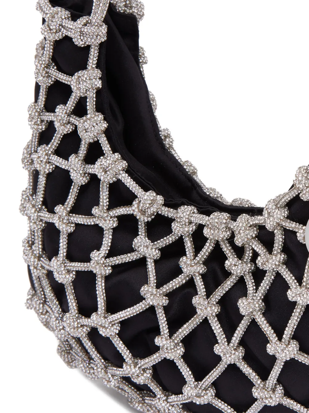  Rosantica Nodi Crystal-embellished Tote Bag - Silver 