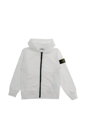 Stone Island Junior ジップ スウェットパーカー | ブルー | FARFETCH JP