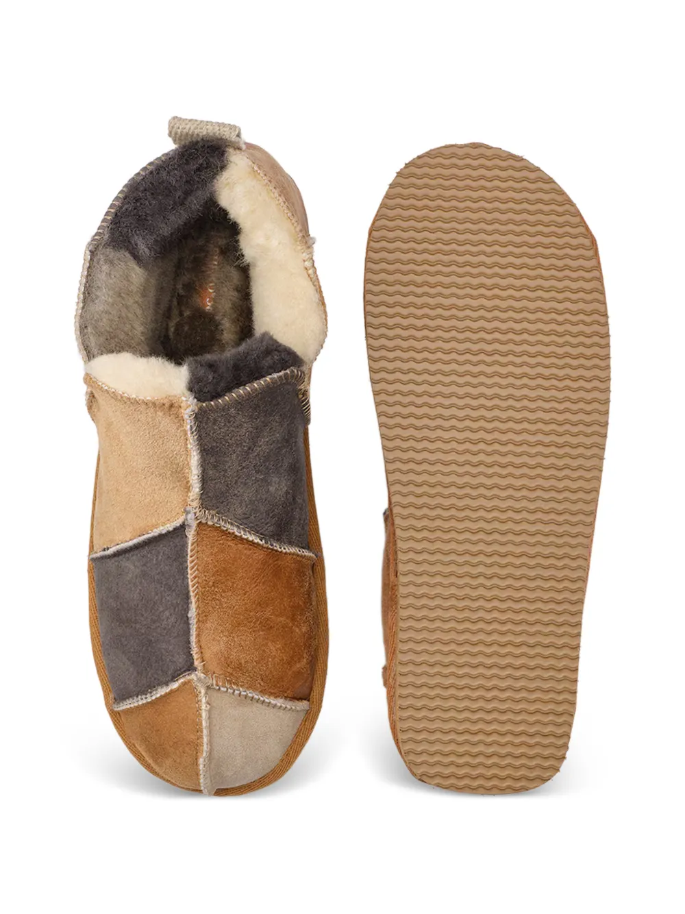  Shepherd Annie Patchwork-design Slip-on - Brown 