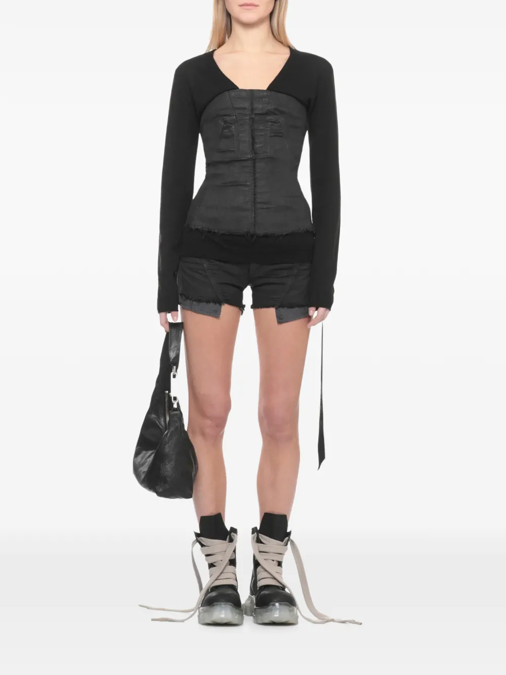Rick Owens Trui met V-hals Zwart