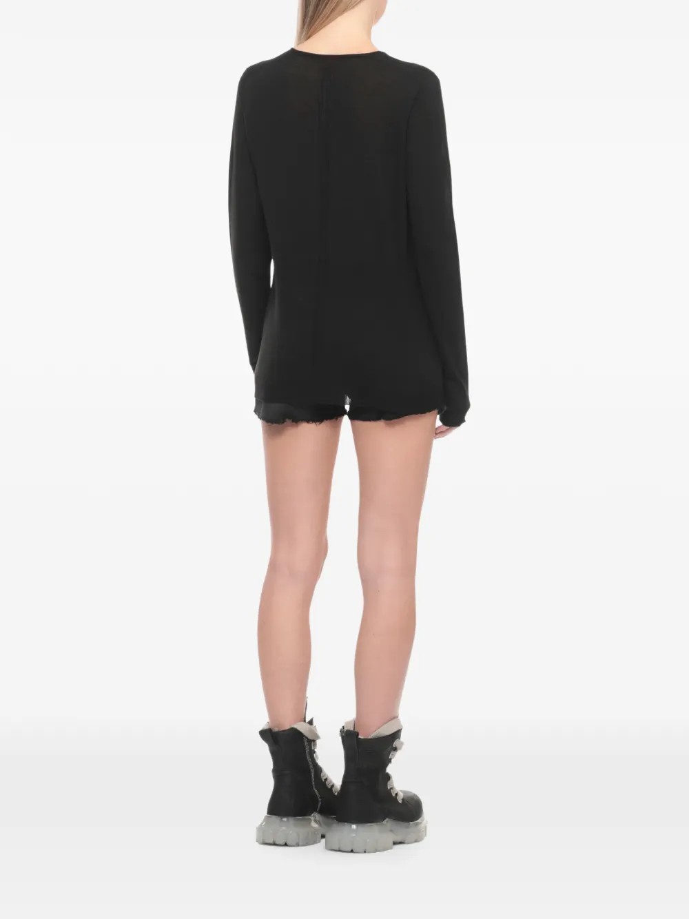 Rick Owens Trui met V-hals Zwart