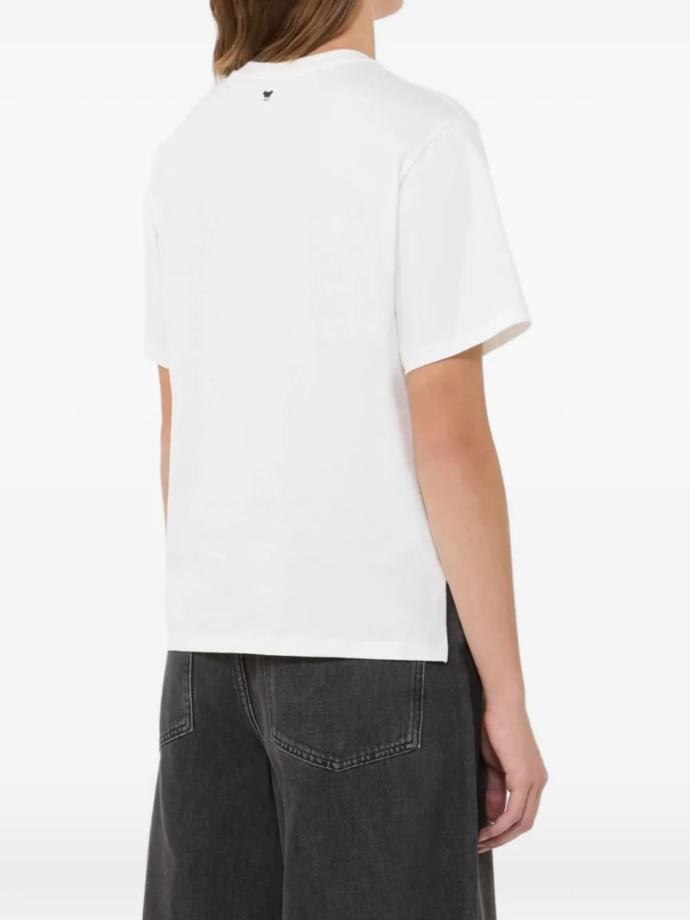  Weekend Max Mara Camiseta Estampada - Blanco 