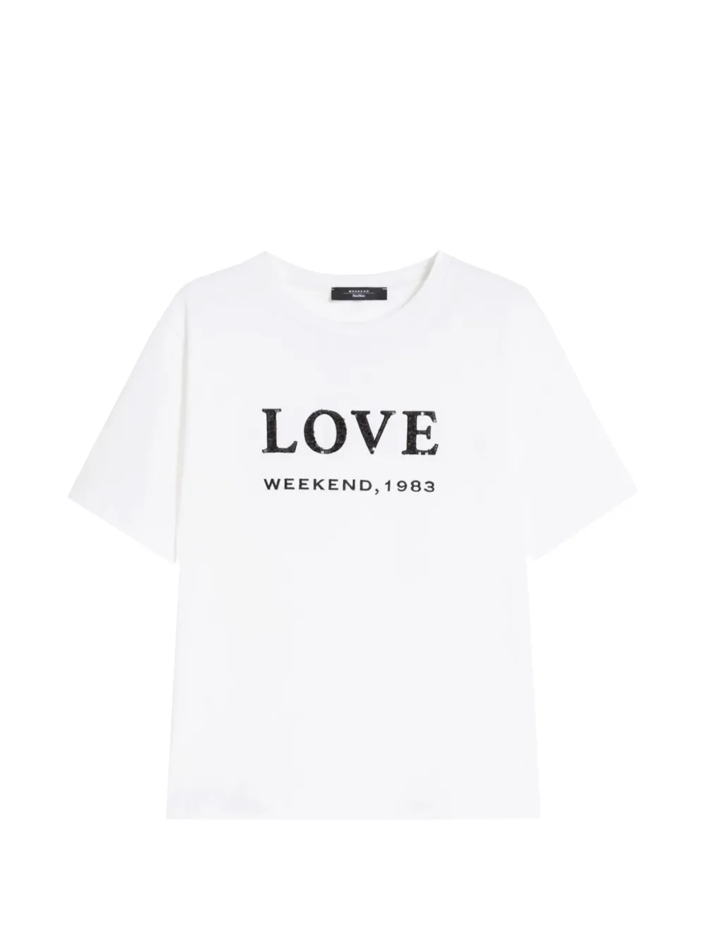 Max Mara graphic-print T-shirt - Bianco
