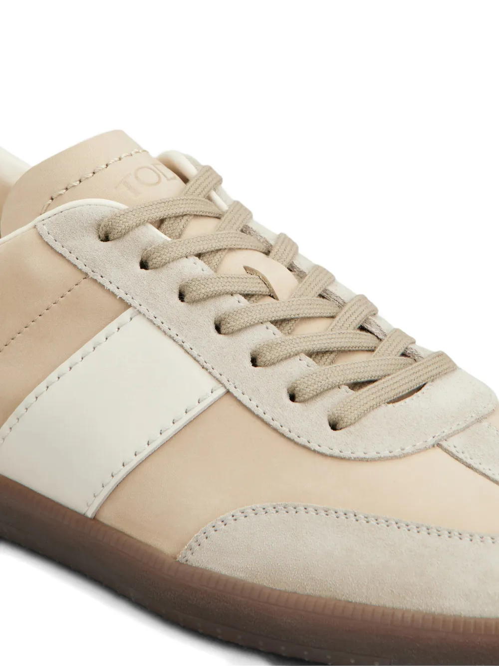 Tod's Tabs stripe detail sneakers Beige