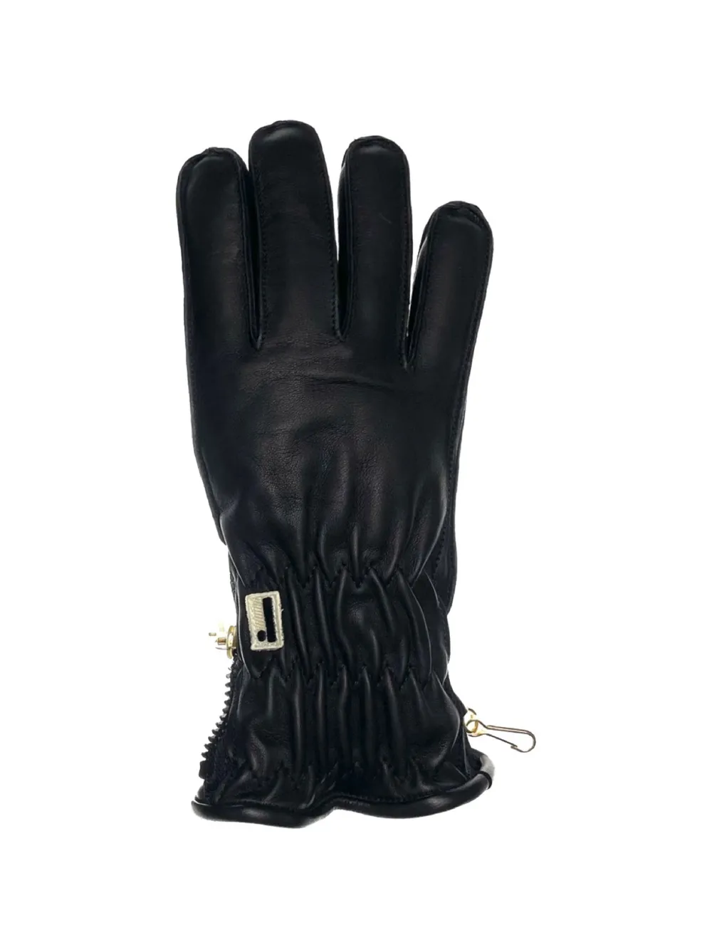  Restelli Zip Gloves - Black 
