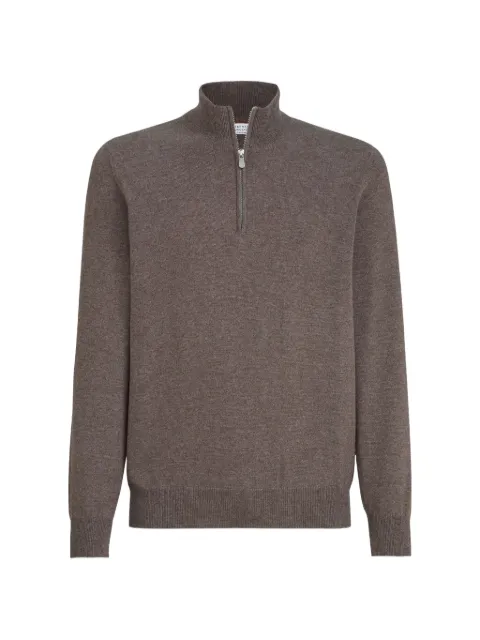 Brunello Cucinelli half-zip sweater