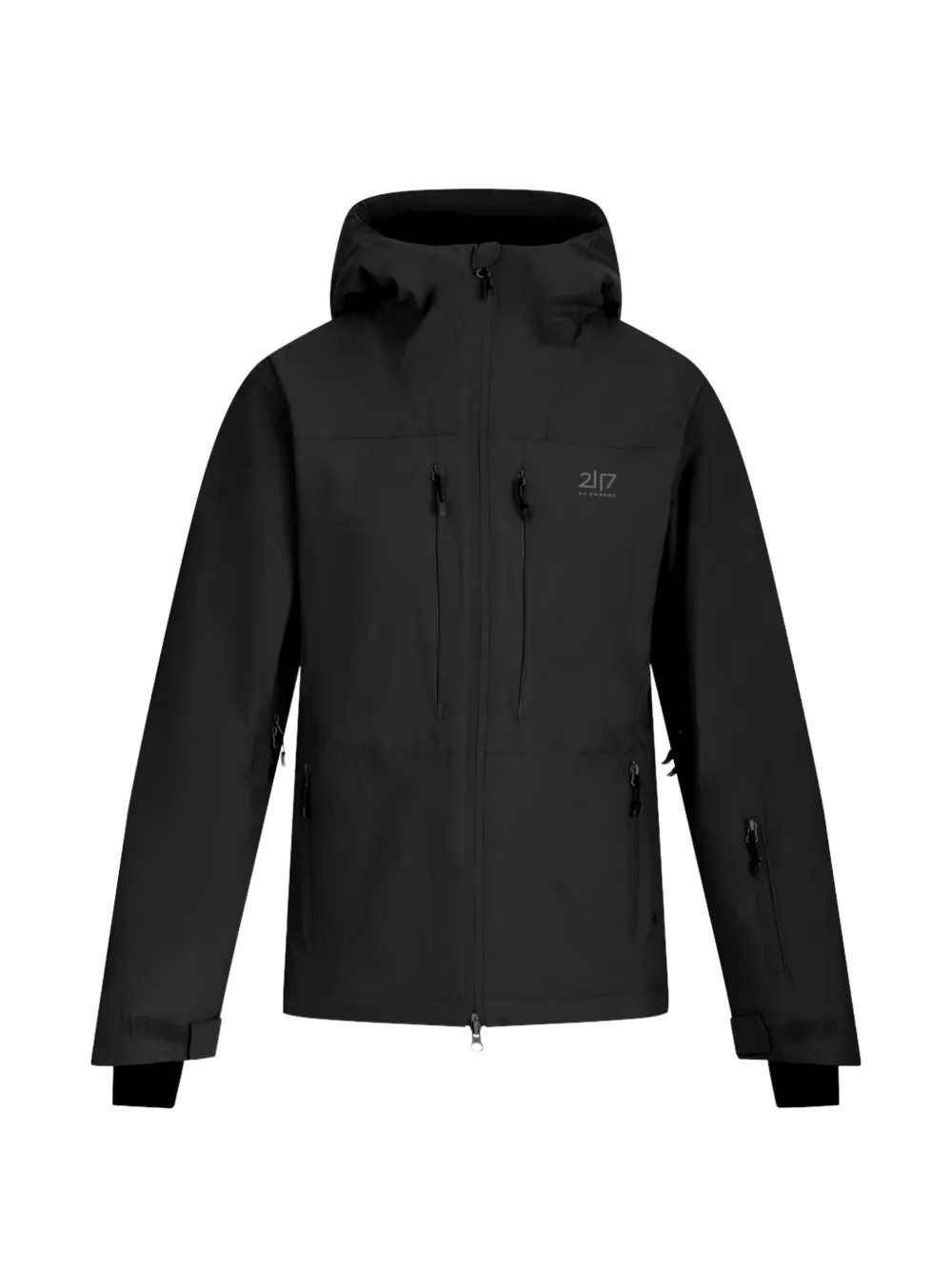 2117 of Sweden Nausta hooded zip jacket - Schwarz