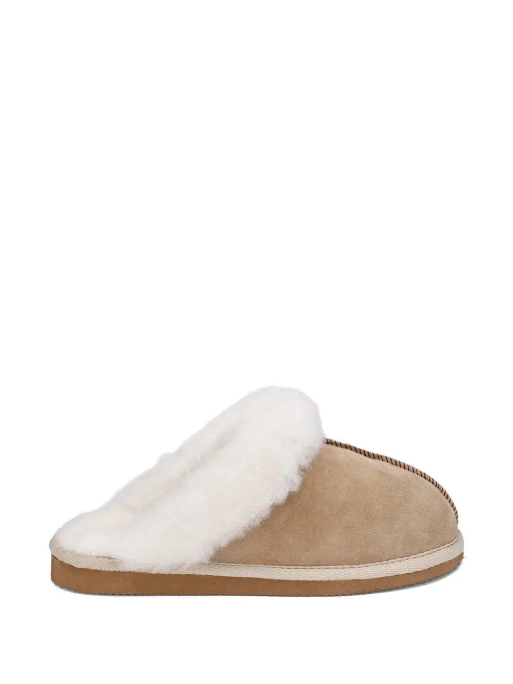 SHEPHERD fur-trim slippers - Toni neutri