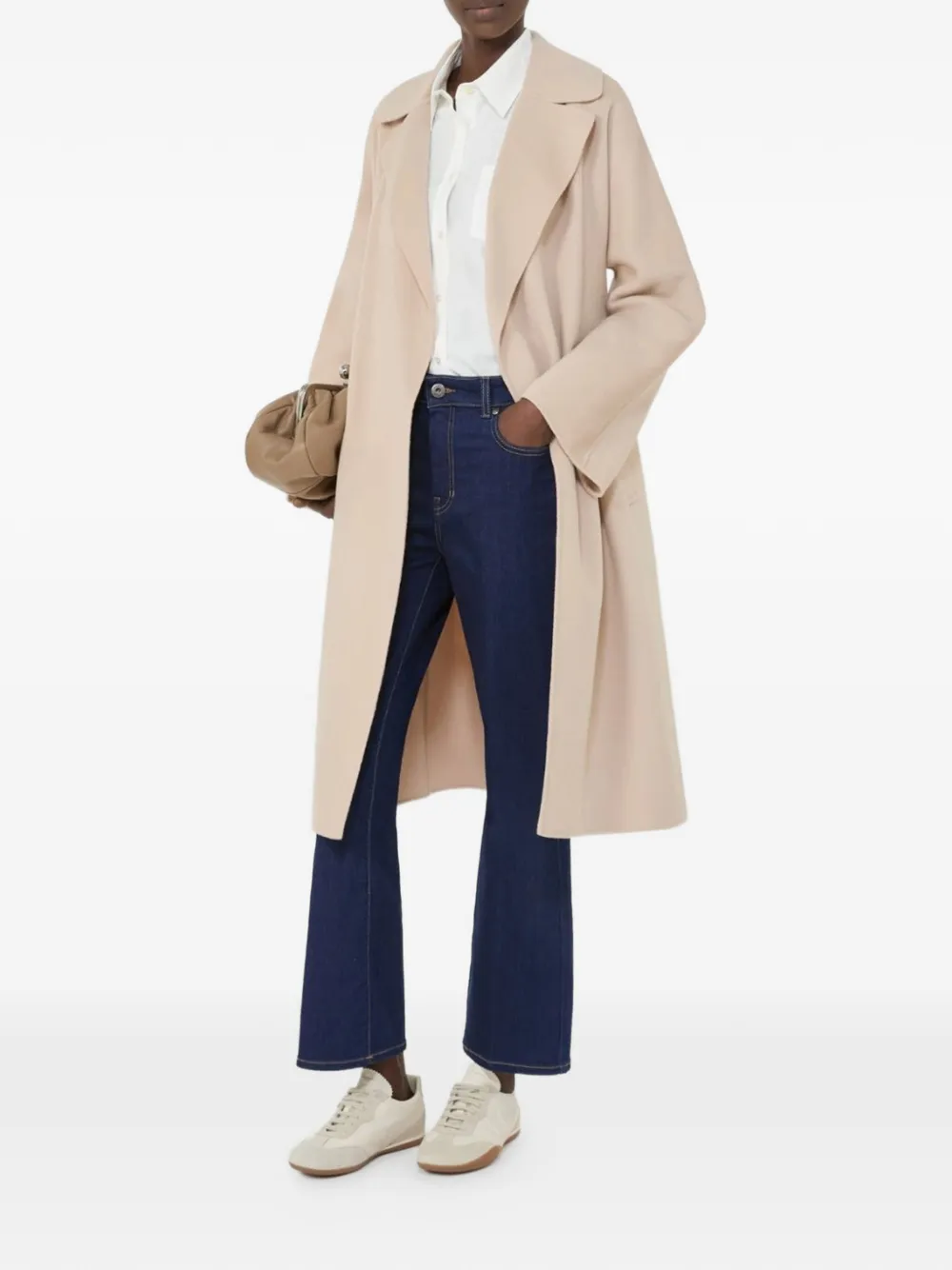  Weekend Max Mara Belted Coat - Neutrals 