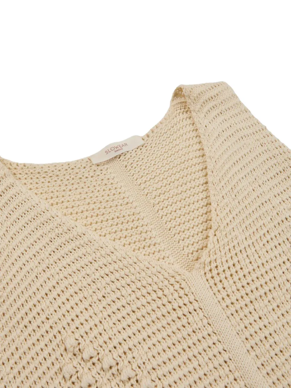  Zanone Open-knit Top - Neutrals 