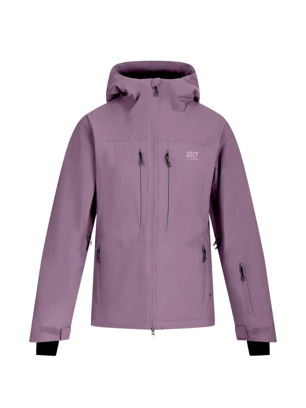 2117 of Sweden zip-up hooded ski jacket - Violett