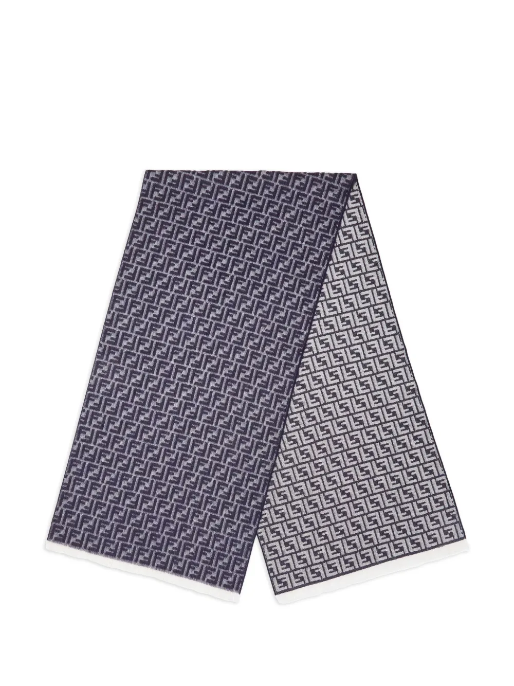 FENDI FF-motif scarf - Blu