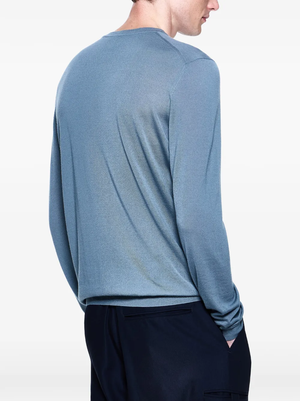 Giorgio Armani Trui met ronde hals Grijs