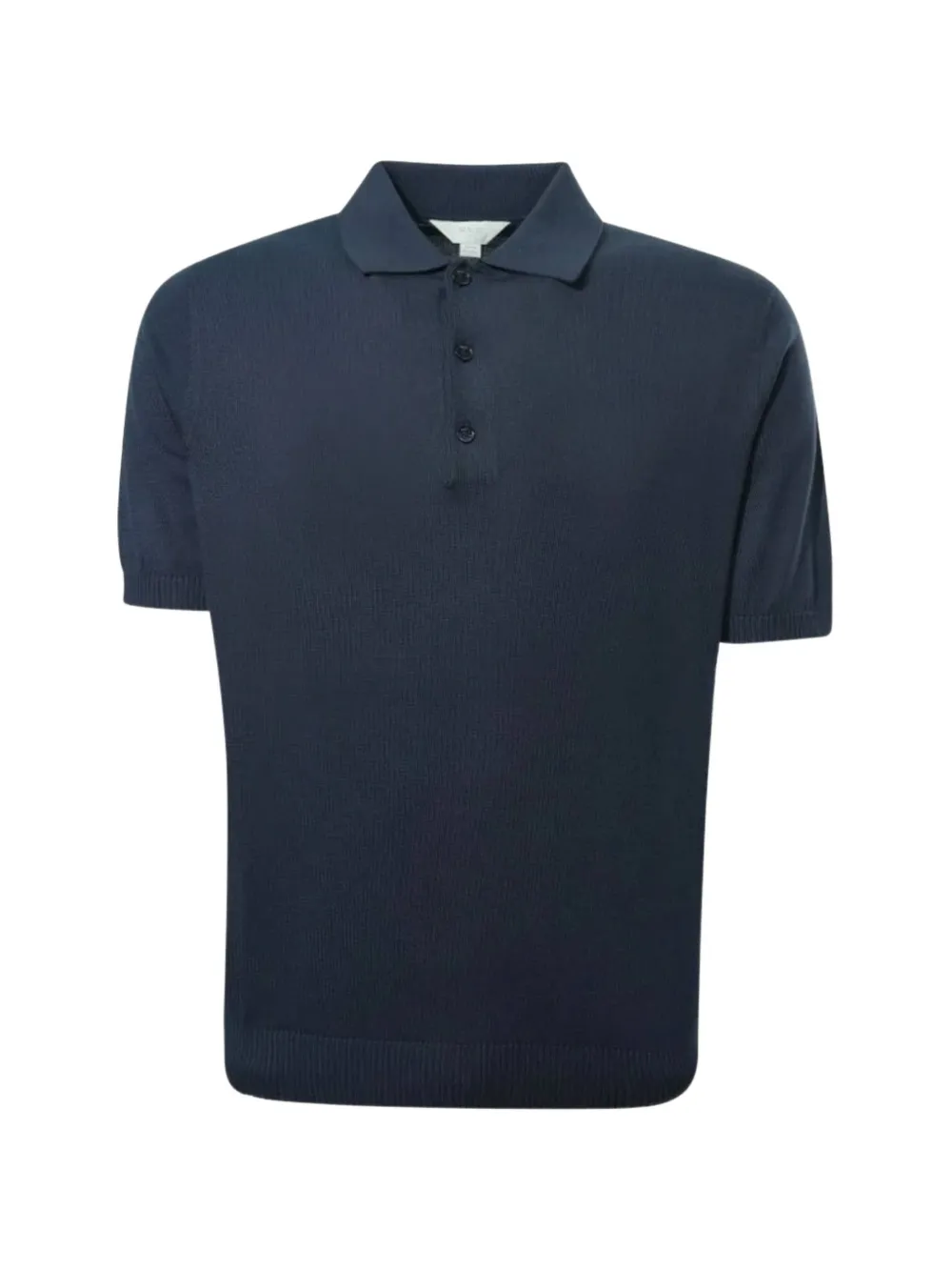Malo short-sleeve knitted polo shirt - Blu