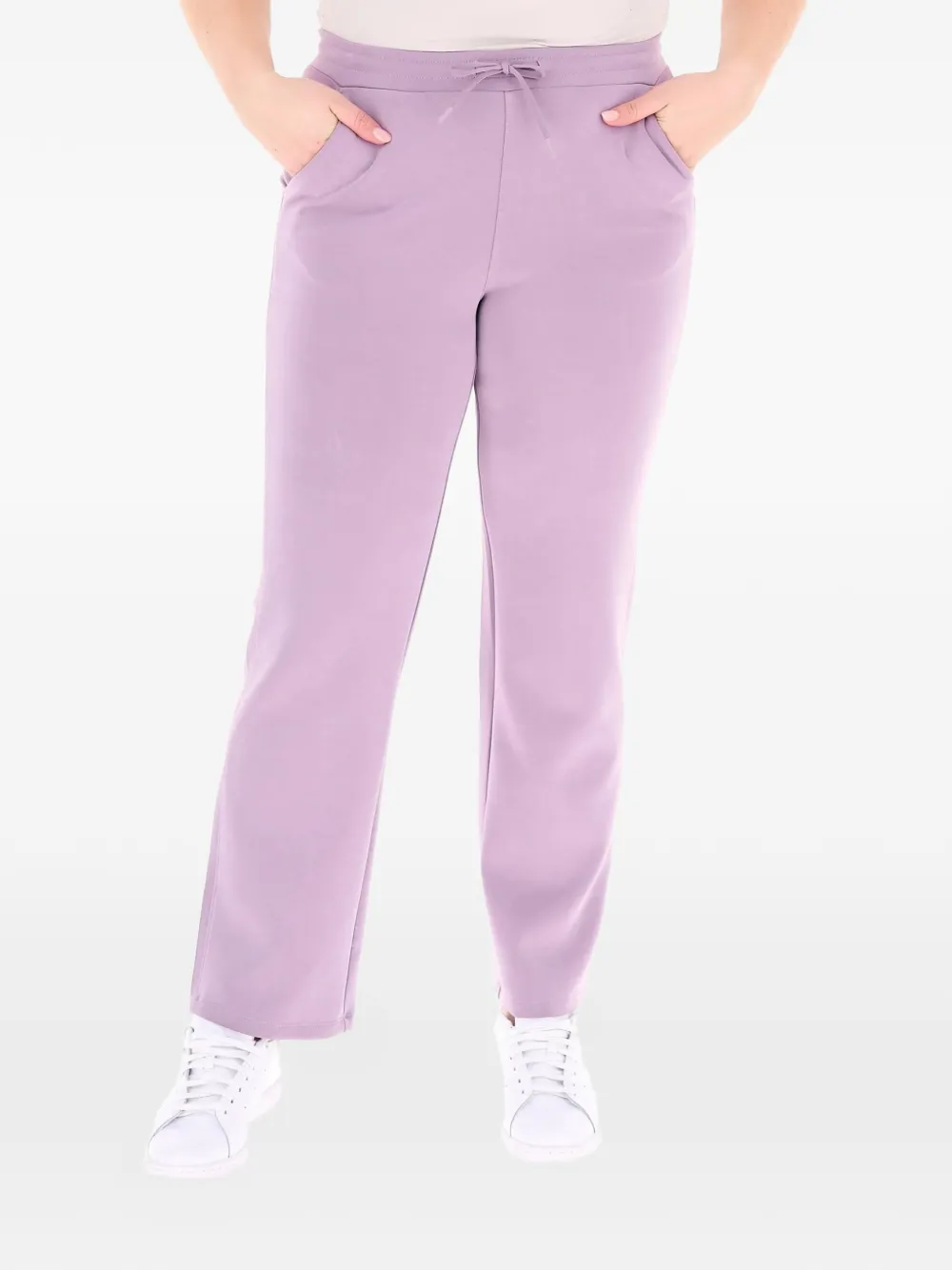 ELENA MIRO` drawstring track pants - Viola