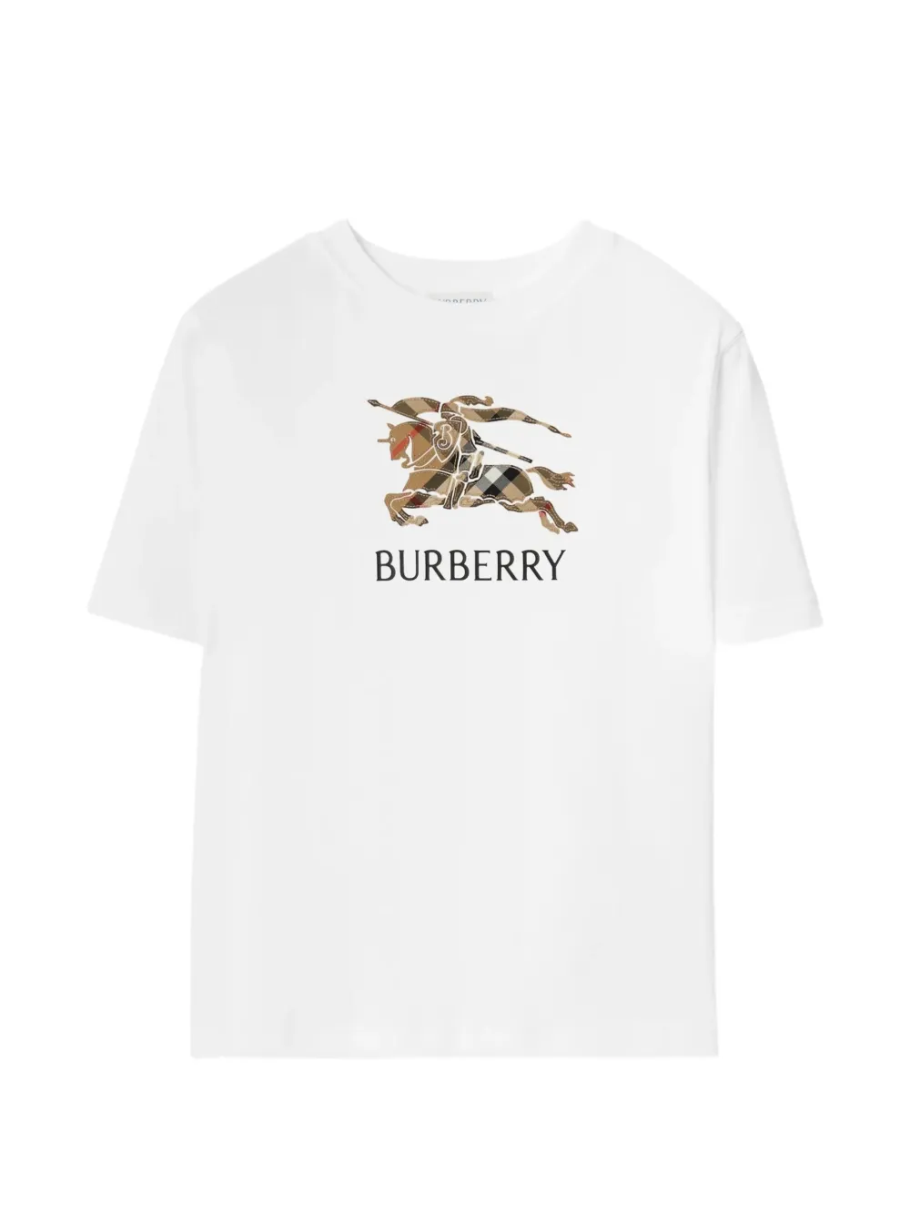Burberry Kids logo-graphic T-shirt - Bianco