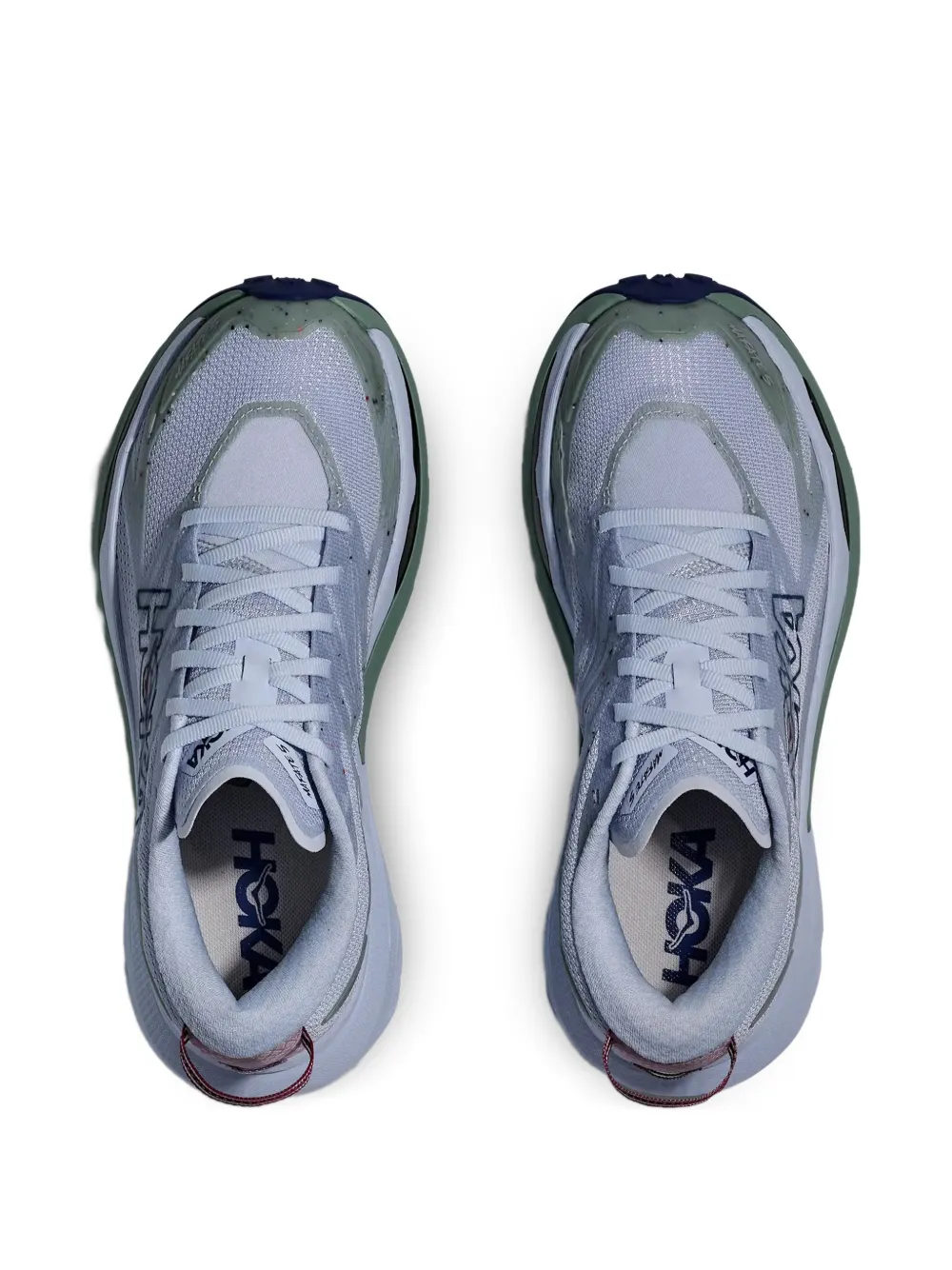 HOKA Mafate 5 sneakers met logo Blauw