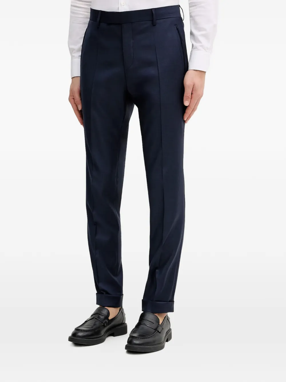  Boss Cuffed Trousers - Blue 