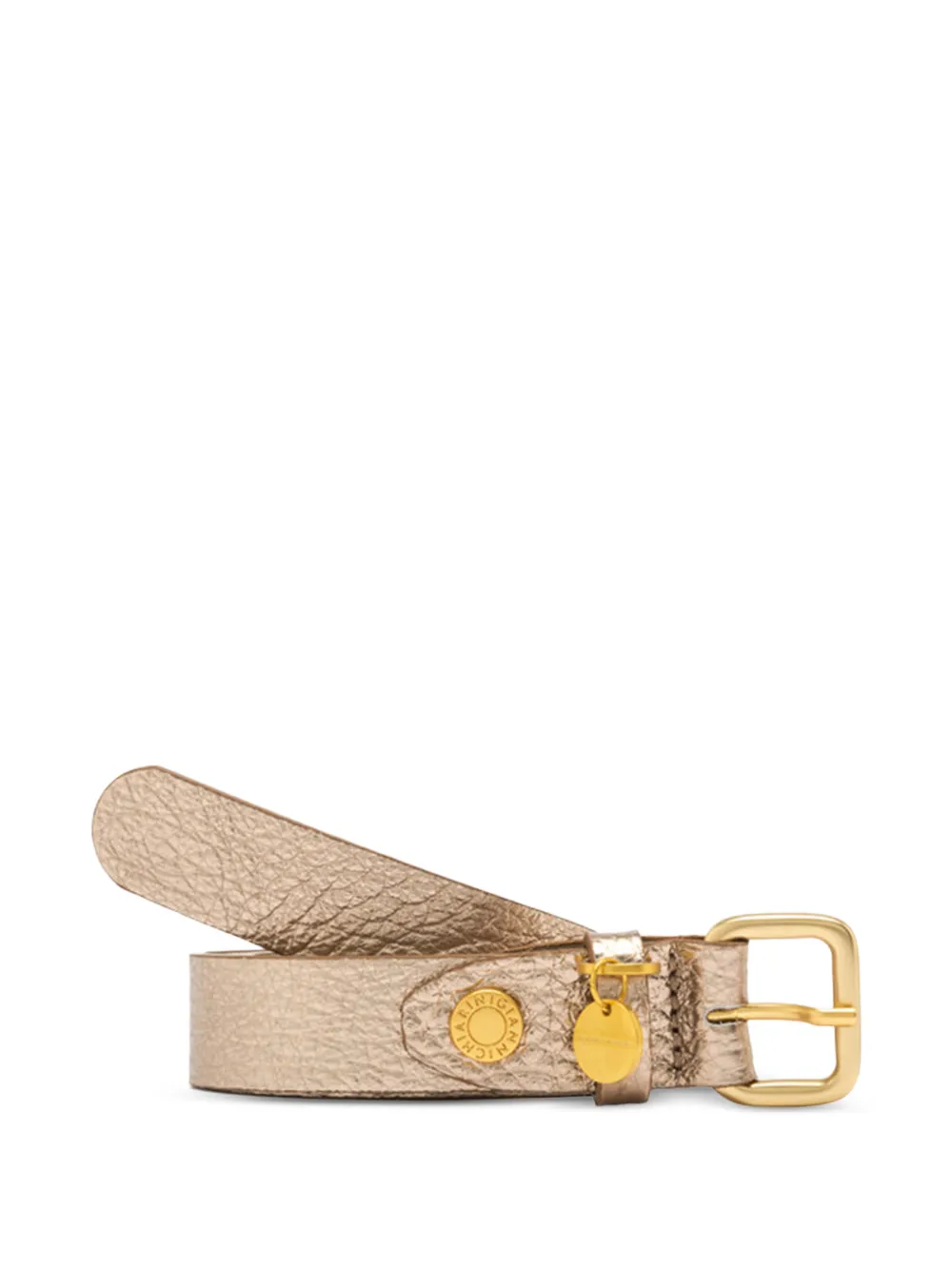 GIANNI CHIARINI metallic charm belt - Toni neutri