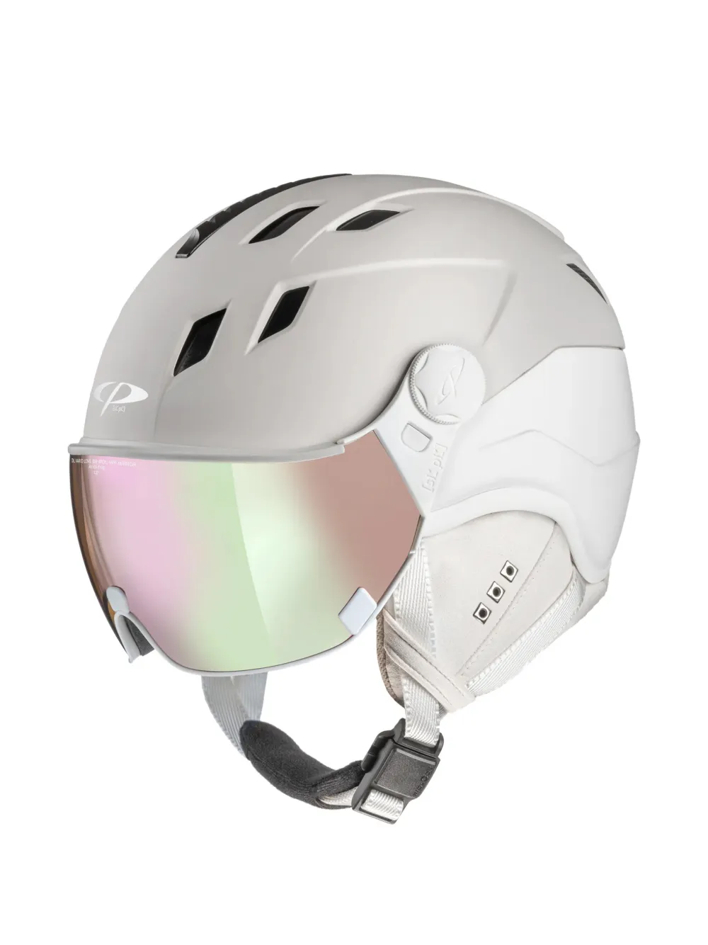 CP CASCHI logo-detail helmet - Grigio