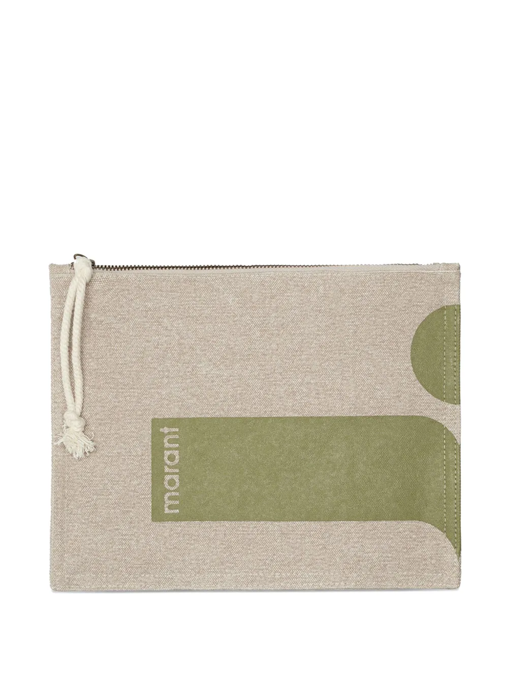 ISABEL MARANT Clutch con zip - Toni neutri