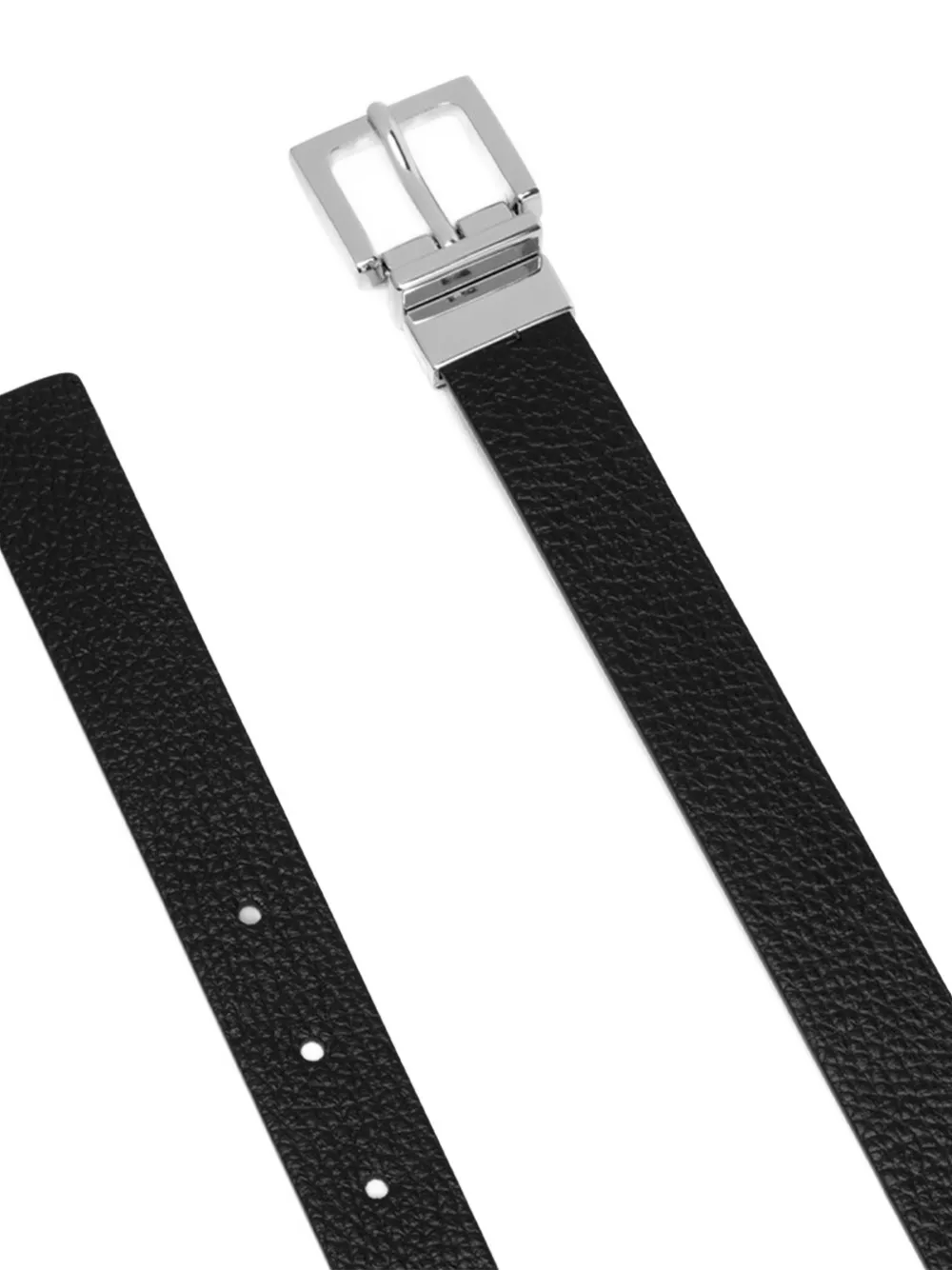  Gianni Chiarini Bucket Leather Belt - Black 